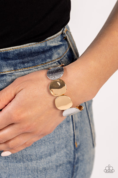 Paparazzi-Rippling Record - Multi Bracelet