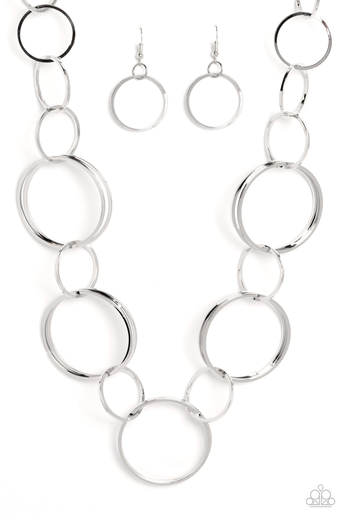 Paparazzi-Shimmering Symphony - Silver Necklace
