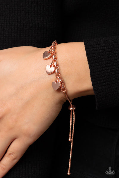 Paparazzi-Romance Tale - Copper Bracelet