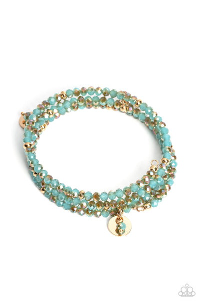Paparazzi-Illusive Infinity - Blue Bracelet