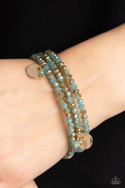 Paparazzi-Illusive Infinity - Blue Bracelet