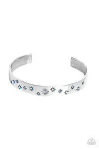 Paparazzi-Starburst Shimmer - Blue Bracelet