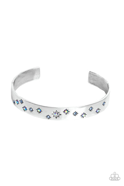 Paparazzi-Starburst Shimmer - Blue Bracelet