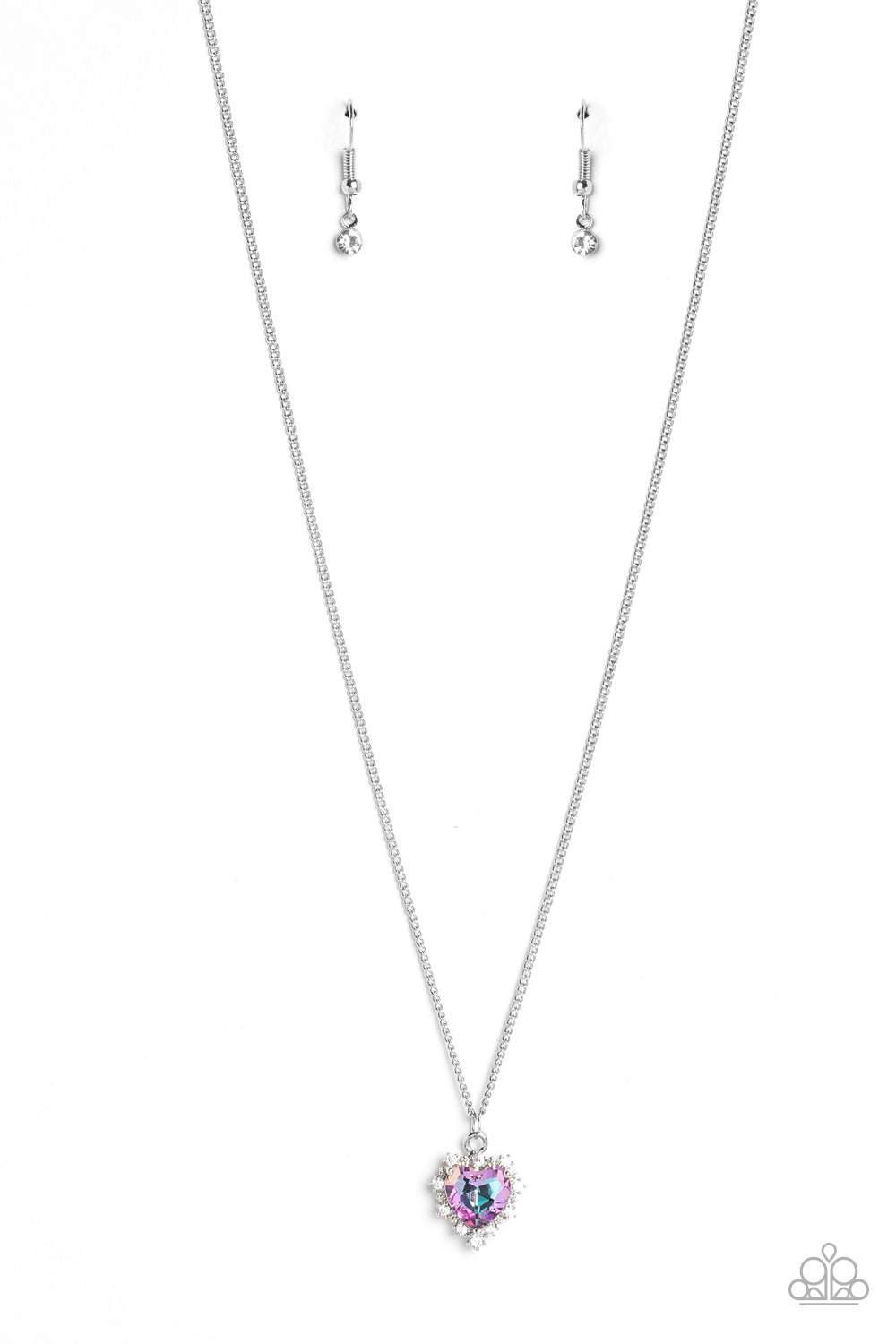 Paparazzi-Be Still My Heart - Purple Necklace
