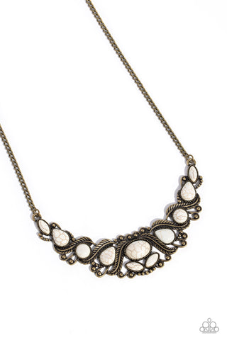 Paparazzi-EYE Wish I May... - Brass Necklace Set