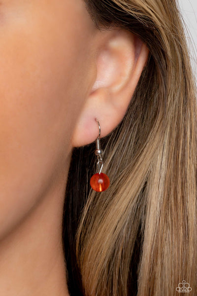 Paparazzi-Warped Whimsicality - Orange Necklace