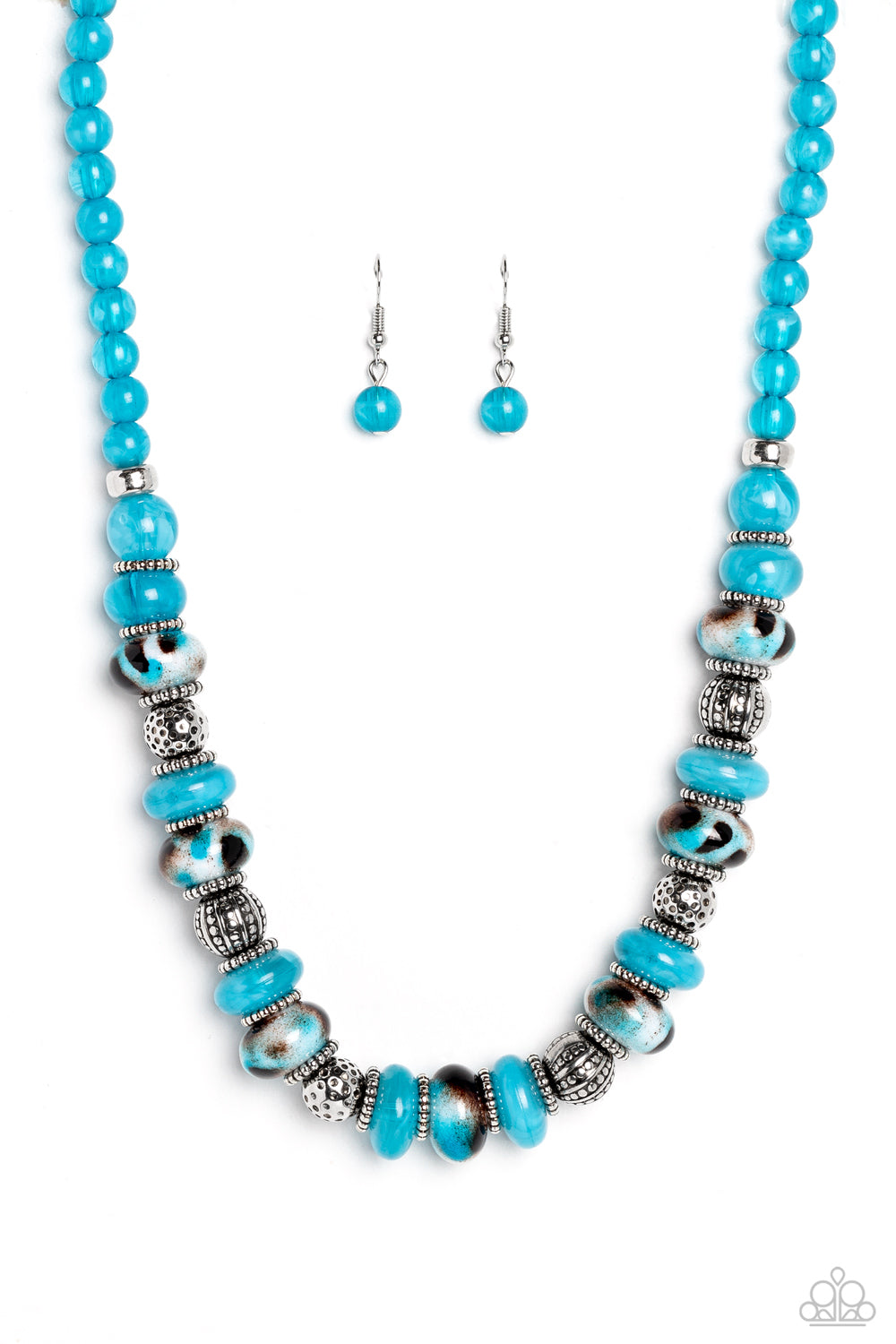 Paparazzi-Warped Whimsicality - Blue Necklace