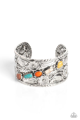 Paparazzi-Still FLORAL Stones - Multi Bracelet