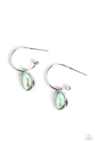 Paparazzi-Teardrop Tassel - Multi Earring