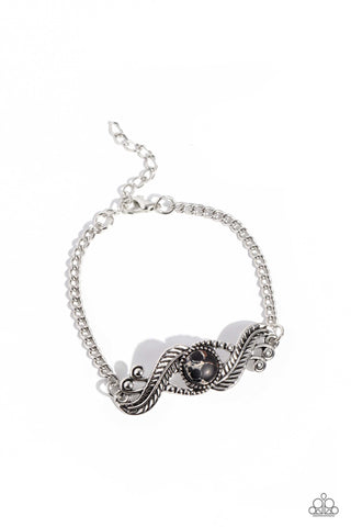 Paparazzi-Eye in the Sky - Black Bracelet and Necklace Set