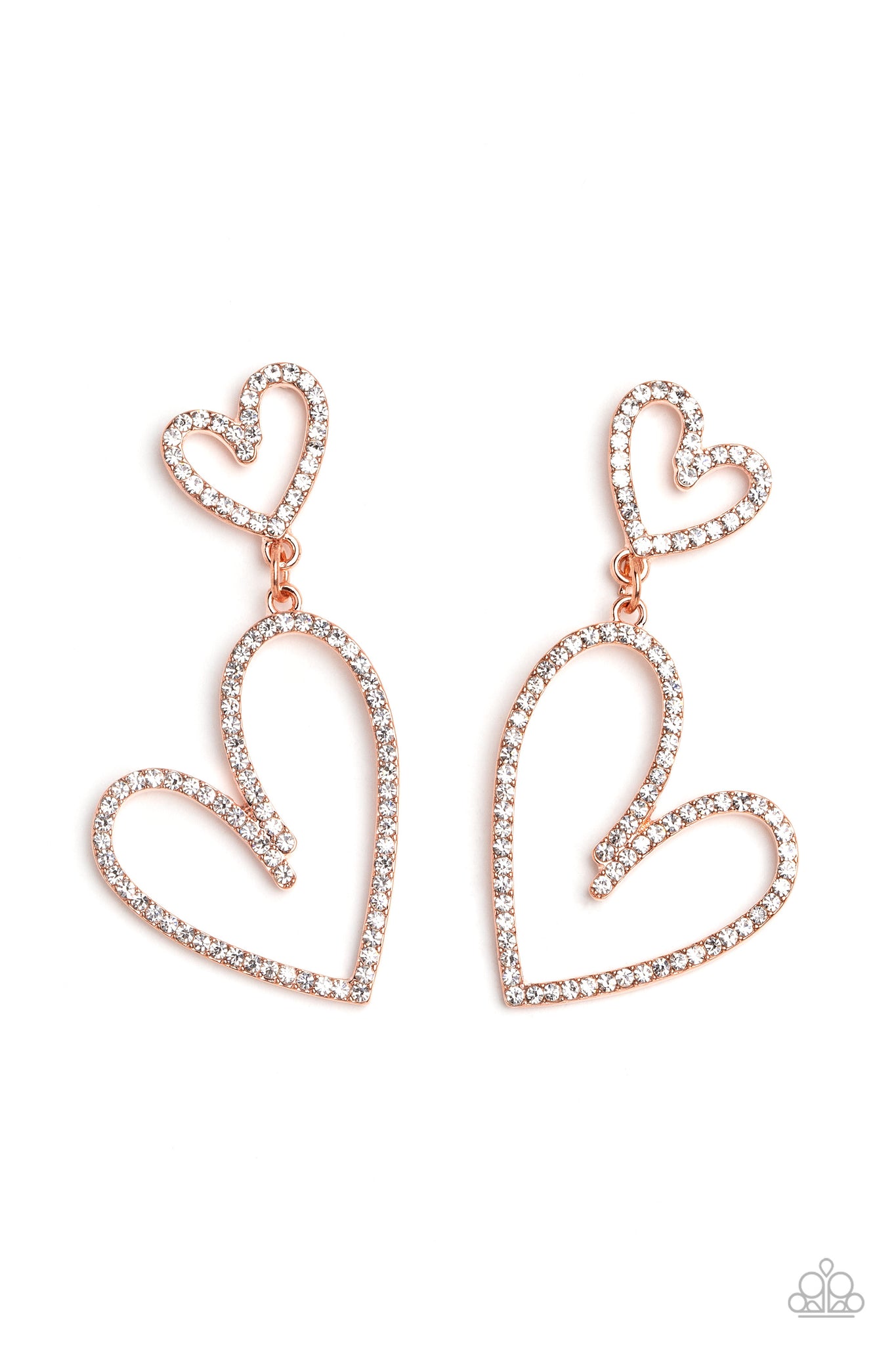 Paparazzi-Doting Duo - Copper Earring