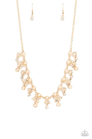 Paparazzi-Garden Princess - Gold Necklace
