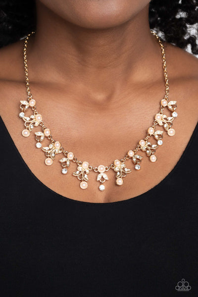 Paparazzi-Garden Princess - Gold Necklace