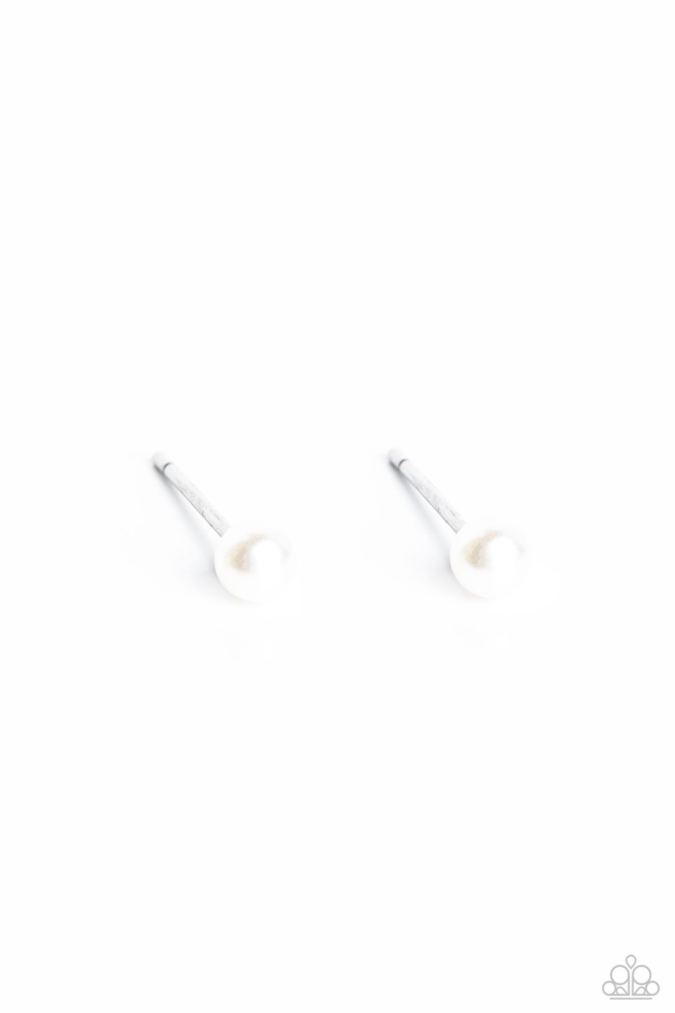 Paparazzi-Dainty Details - White Earring