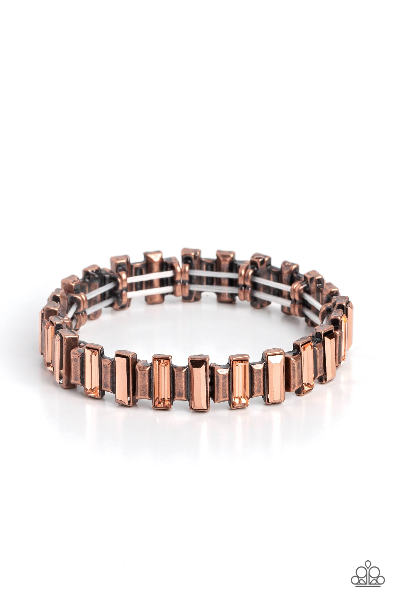 Paparazzi-BURSTING the Midnight Oil - Copper Bracelet