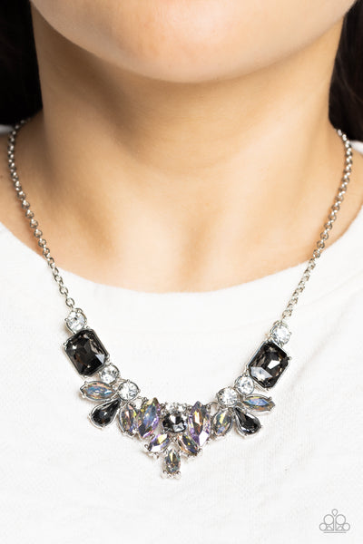 Paparazzi-Prima Donna Dazzle - Silver Necklace