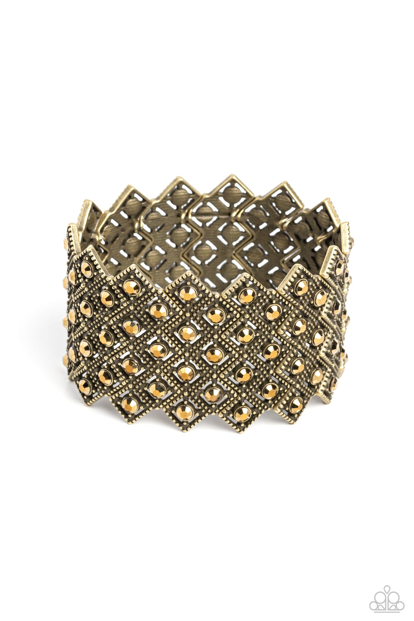 Paparazzi-DECO in the Rough - Brass Bracelet