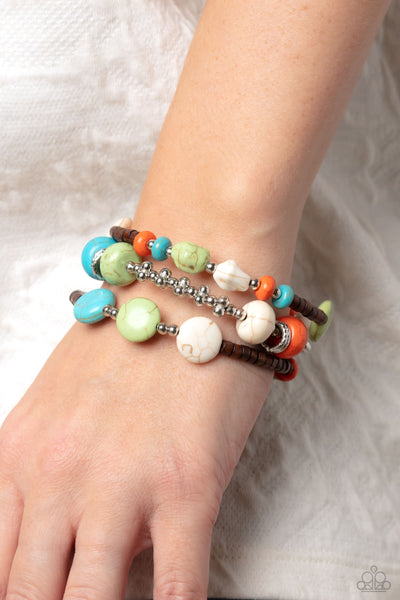 Paparazzi-Operation Outdoors - Multi Bracelet
