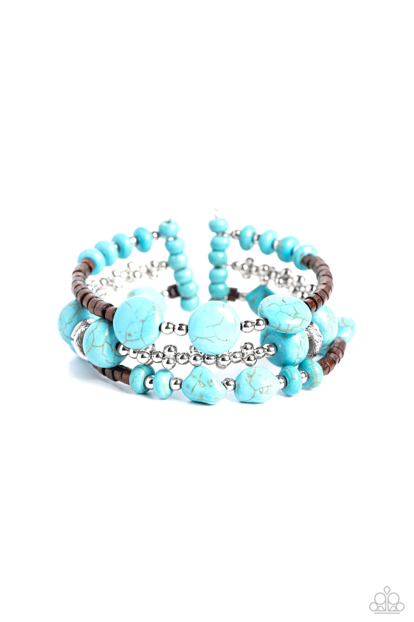 Paparazzi-Operation Outdoors - Blue Bracelet