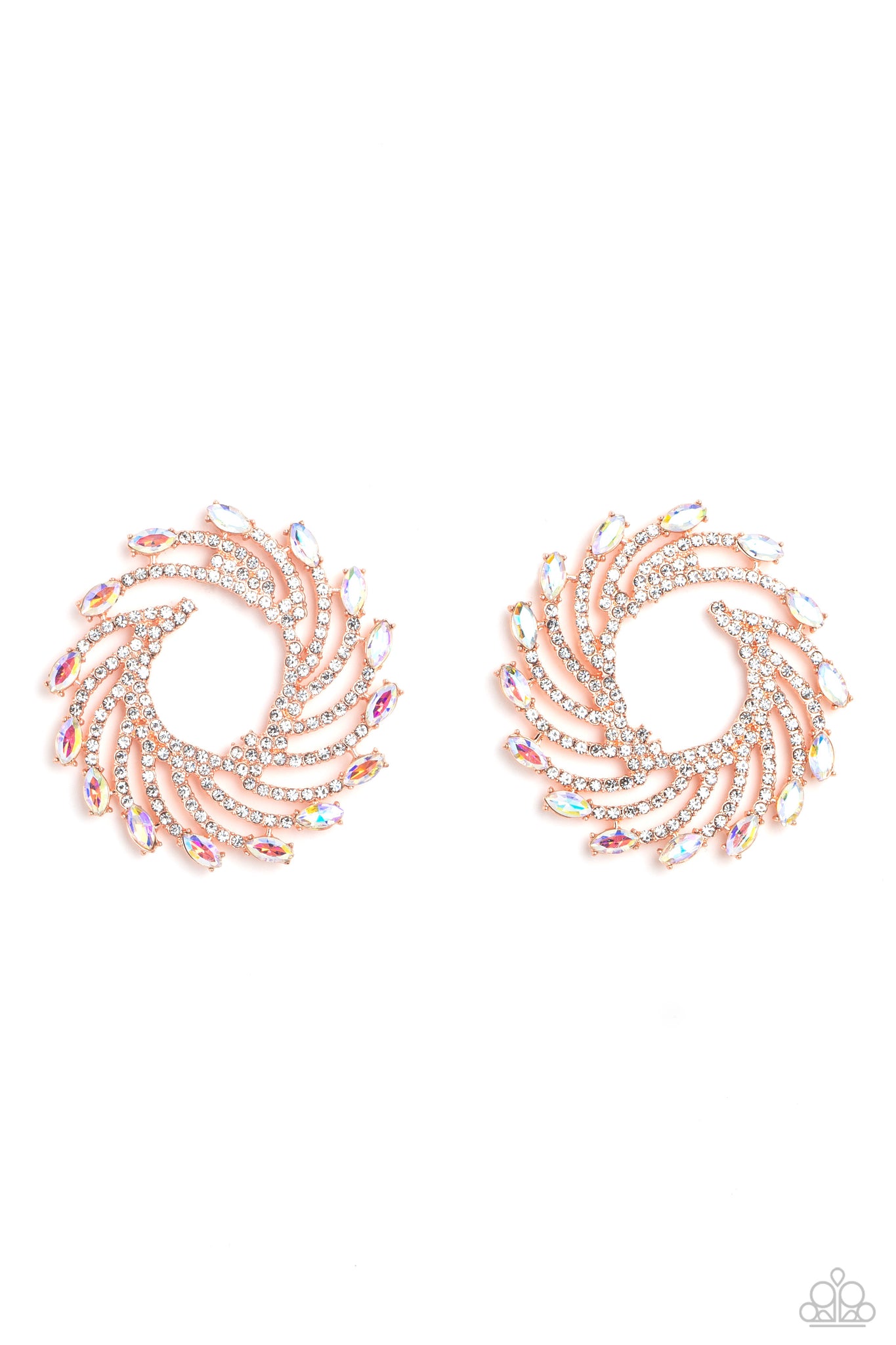Paparazzi-Firework Fanfare - Copper Earring