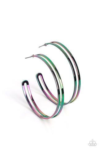 Paparazzi-Stellar Sass - Multi Earring