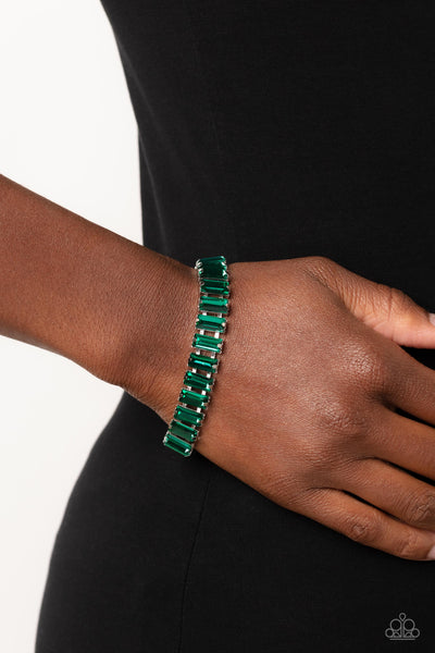 Paparazzi-Darling Debutante - Green Bracelet