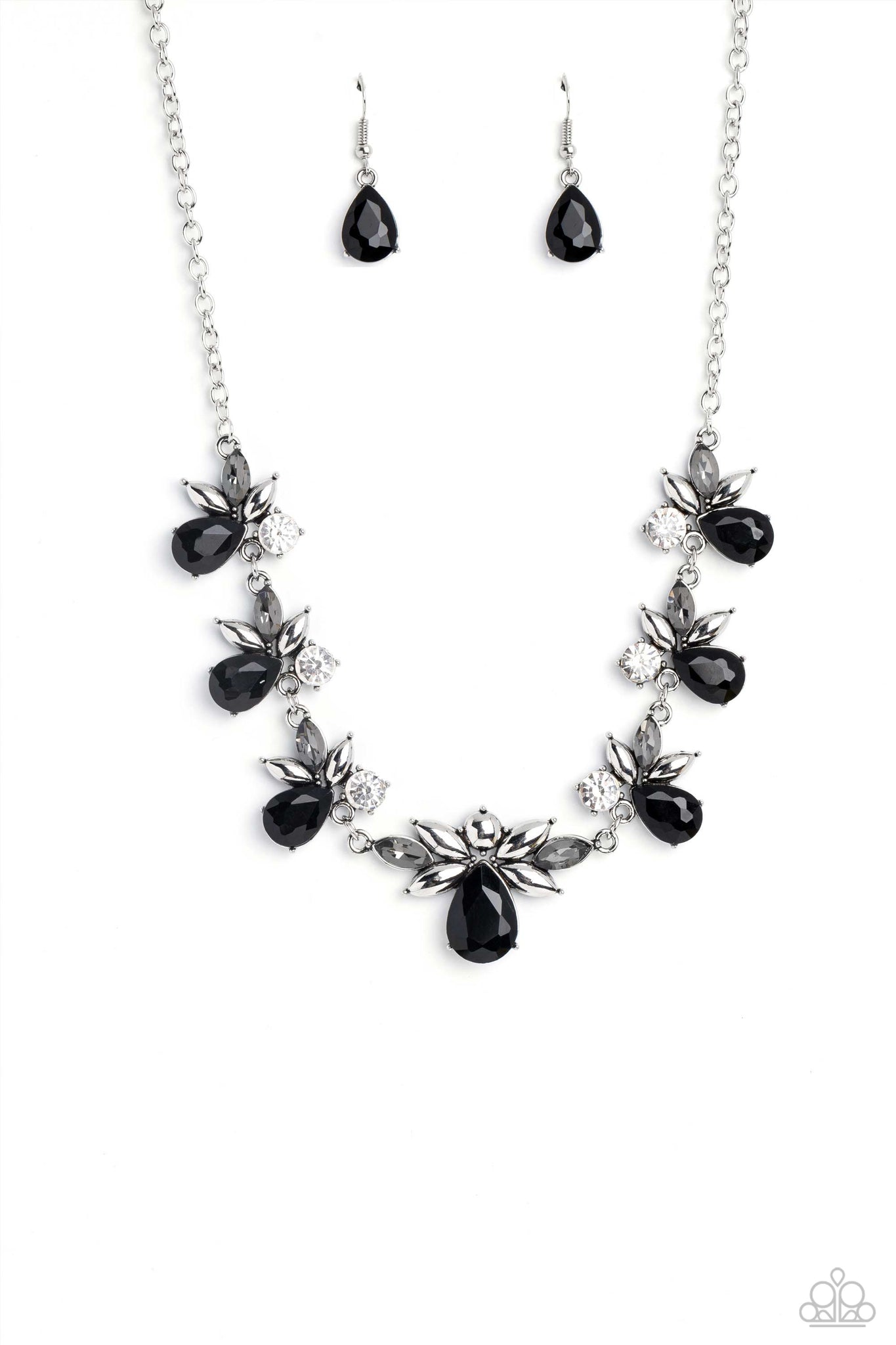 Paparazzi-Explosive Effulgence - Black Necklace