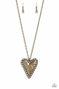 Paparazzi-Radiant Romeo - Brass Necklace