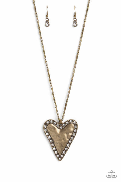 Paparazzi-Radiant Romeo - Brass Necklace