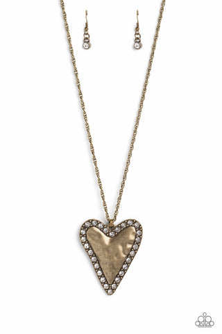 Paparazzi-Radiant Romeo - Brass Necklace
