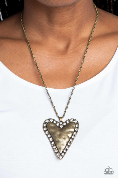 Paparazzi-Radiant Romeo - Brass Necklace