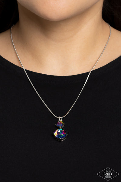 Paparazzi-Top Dollar Diva - Multi Necklace