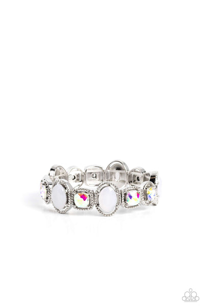 Paparazzi-Fashion Fairy Tale - White Bracelet