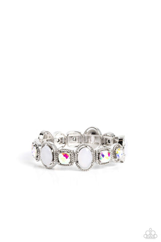Paparazzi-Fashion Fairy Tale - White Bracelet