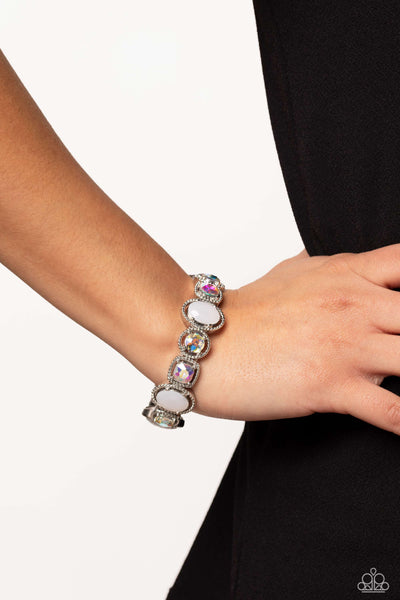 Paparazzi-Fashion Fairy Tale - White Bracelet