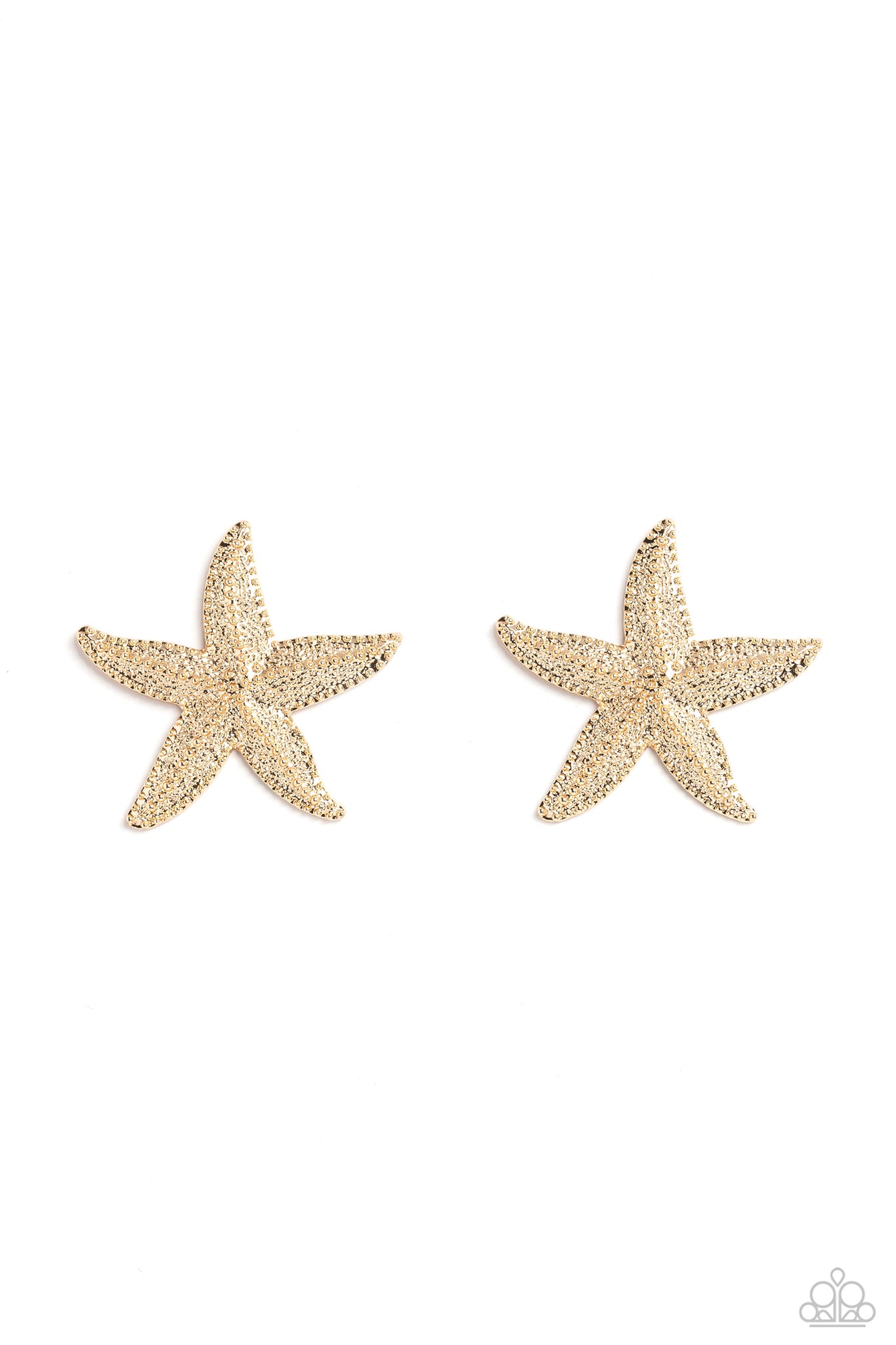 Paparazzi-Starfish Season - Gold Earring