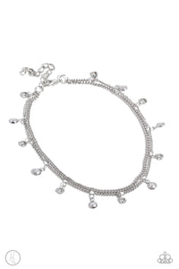 Paparazzi-WATER You Waiting For? - White Anklet
