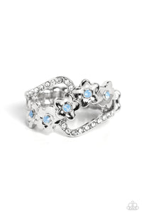 Paparazzi-Captivating Corsage - Blue Ring
