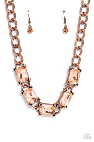 Paparazzi-Radiating Review - Copper Necklace