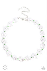 Paparazzi-SHORE Enough - Green Necklace