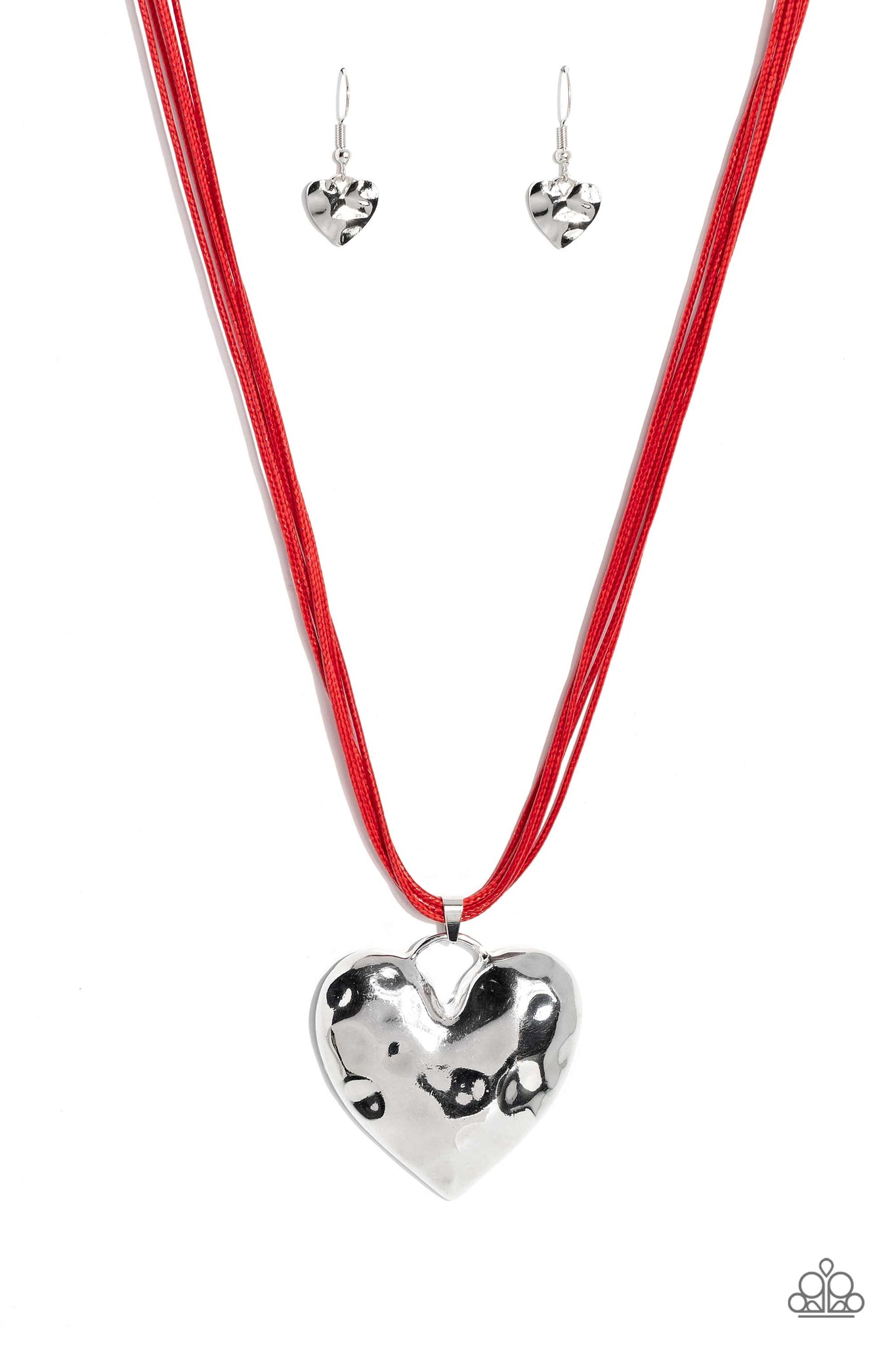 Paparazzi-Confident Courtship - Red Necklace