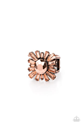 Paparazzi-Starburst Season - Copper Ring