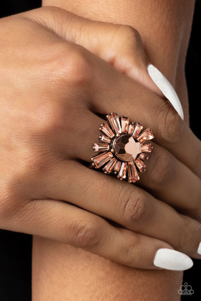 Paparazzi-Starburst Season - Copper Ring
