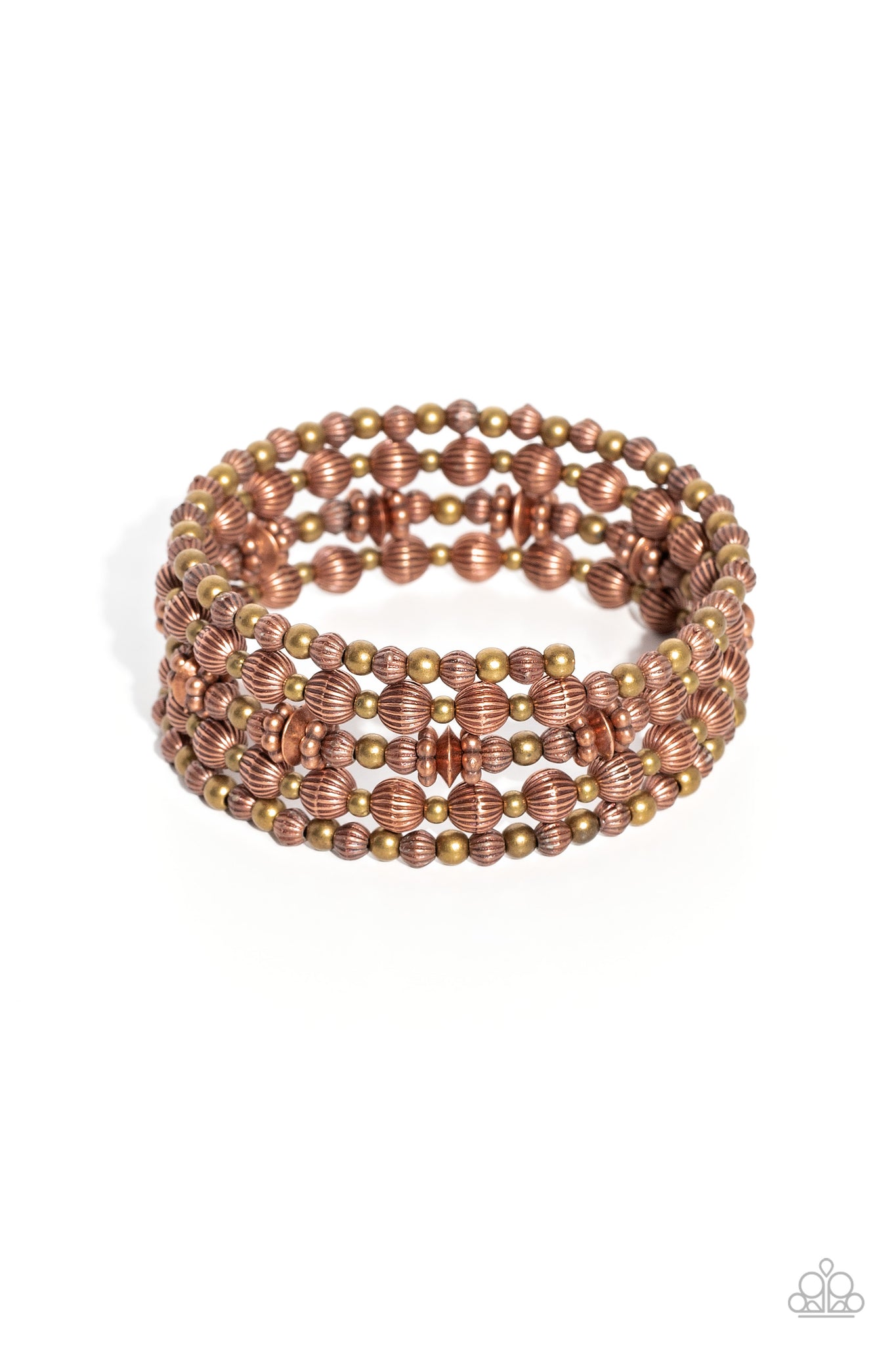 Paparazzi-Striped Stack - Multi Bracelet