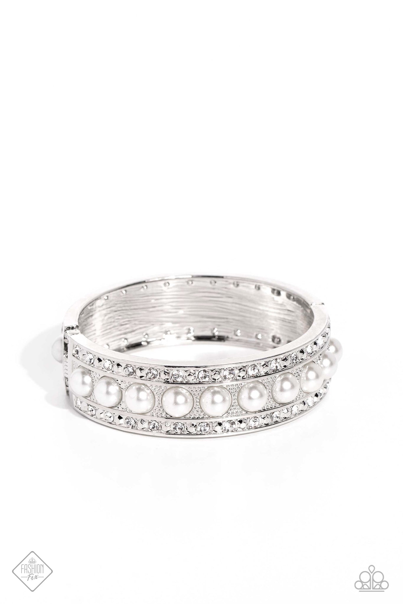 Paparazzi-About a PEARL - White Bracelet