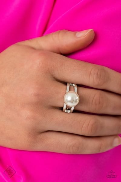 Paparazzi-All American PEARL - White Ring
