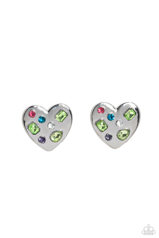 Paparazzi-Relationship Ready - Green Earring