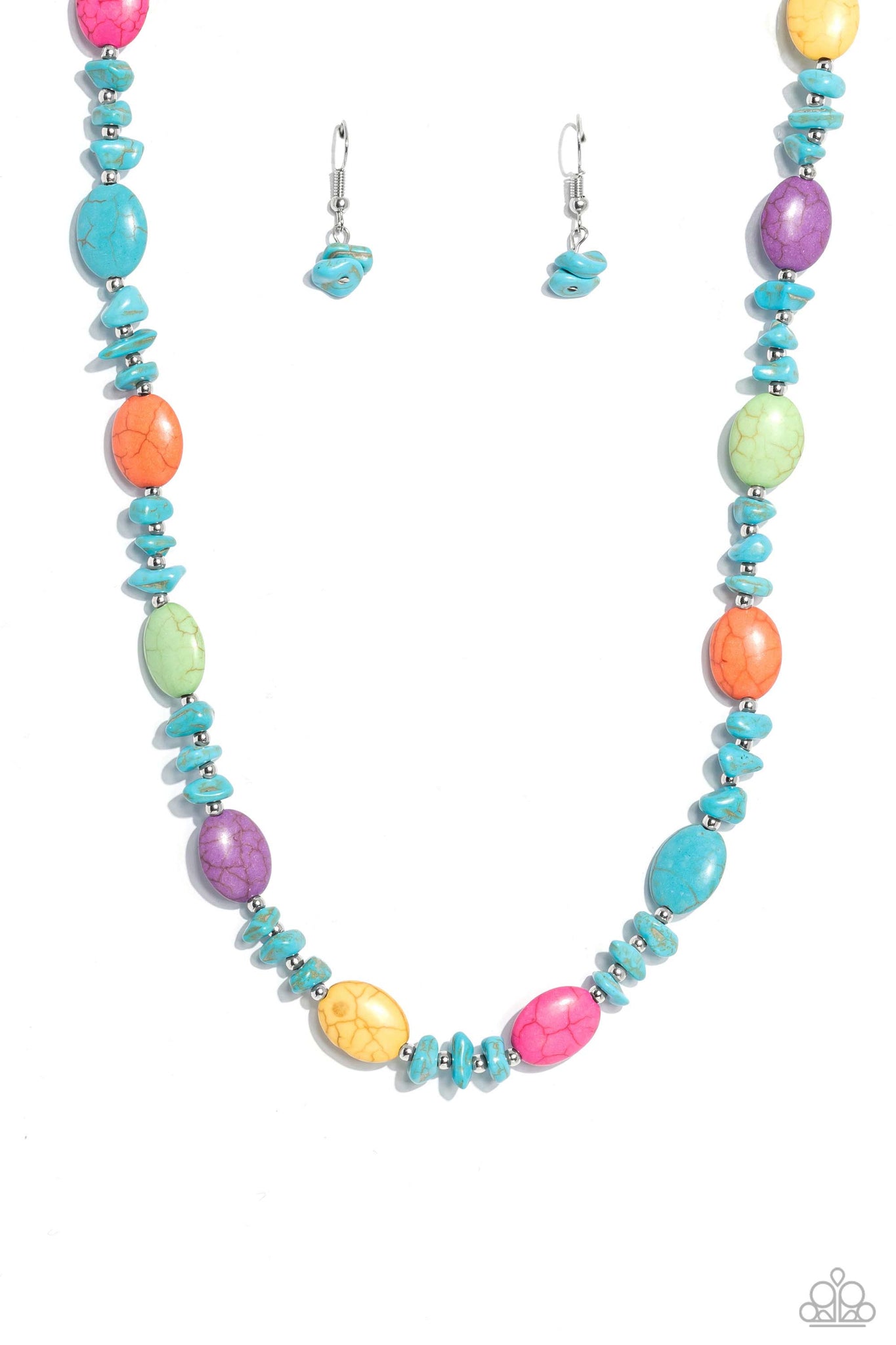 Paparazzi-Stone Age Showcase - Multi Necklace