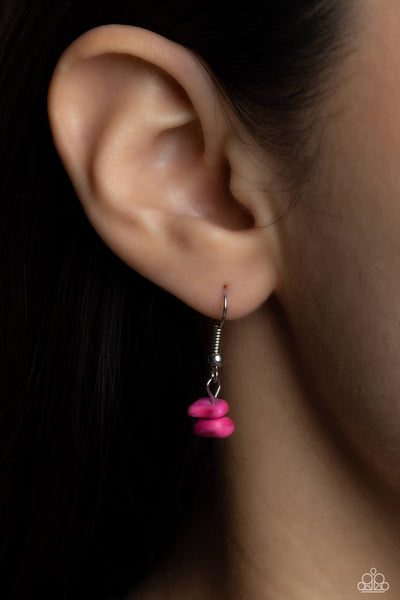 Paparazzi-Stone Age Showcase - Pink Necklace