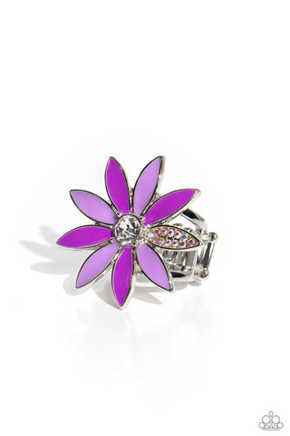 Paparazzi-Lily Lei - Purple Ring